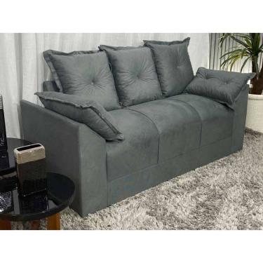 Imagem de Sofá 3 Lugares Cinza 605 Paris