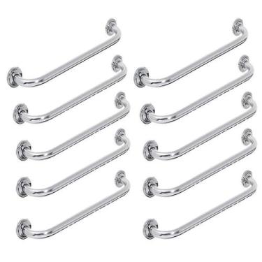 Imagem de Alça Apoio 60cm Acessivel Kit 10 Uni Gestante Idoso Criança Anti Queda