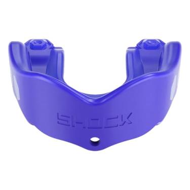 Imagem de Shock Doctor Protetor bucal unissex adulto sem sabor Gel Max, azul, juvenil EUA