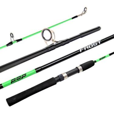Imagem de Vara Molinete Frost 10-20LBS Green - Jaú Pesca, 1,65M