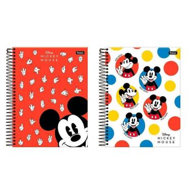 Imagem de Caderno Universitário Mickey Libras 80F 1 Matéria Foroni
