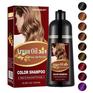 Imagem de Shampoo para tintura de cabelo Agthyuve Coffee 500mL com óleo de argan