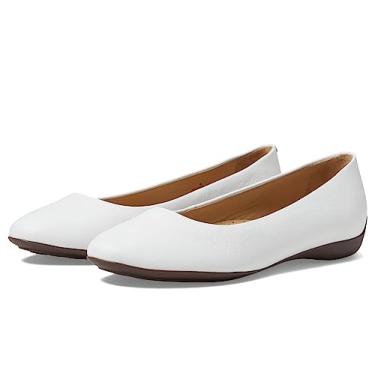 Imagem de Marc Joseph New York Sapatilha feminina casual de couro legítimo sem cadarço e confortável e leve para caminhada, Napa branca, 9