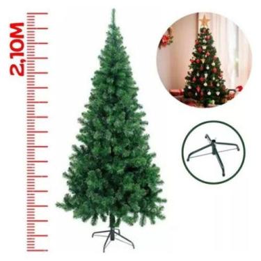 Imagem de Árvore De Natal Pinheiro Verde Grande 2,10m com 450 Galhos - ELITE, Ve