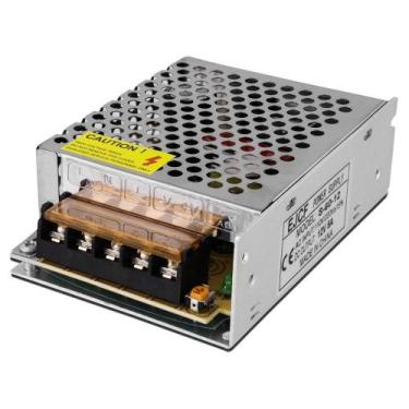 Imagem de Fonte Chaveada 5a 60w 12v P/ Fita De Led Som Automotivo Cftv - IT BLUE