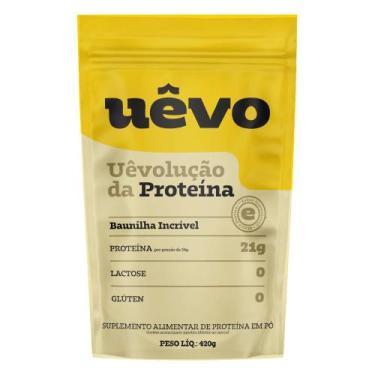 Imagem de Albumina 420g Uêvo - Naturovos, BAUNILHA, Único, Unissex