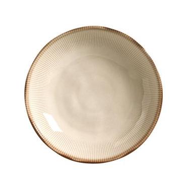 Imagem de Conjunto de Pratos Fundos Bio Raio com 06 Peças em Stoneware Geométrico - Porto Brasil