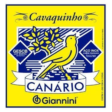 Imagem de Encordoamento Cavaquinho/Cavaco Tensão Média - GESCB Canário - Giannin