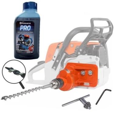 Imagem de Furadeira Para Motosserra Husqvarna 120 125 Bristol Com Broca