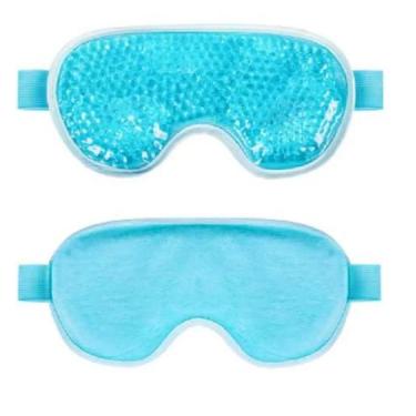 Imagem de Máscara Térmica para Olhos, Terapia Quente e Frio, Olheiras, Alça Ajus