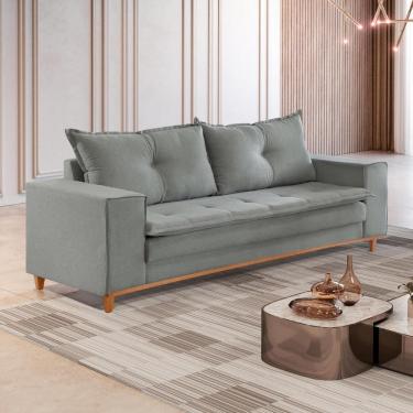 Imagem de Sofá Living Verona 3 Lugares 2,00m Cinza