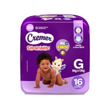Imagem de Fralda Cremer Shortinho Jumbinho G 16 Unidades