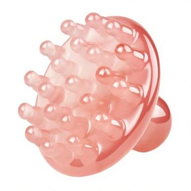 Imagem de GSHOW Ferramenta de massagem do couro cabeludo – Massageador manual manual de resina com 21 dentes redondos longos para drenagem linfática e massagem de celulite – pente Gua Sha de corpo inteiro para