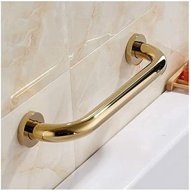 Imagem de Barra de apoio de segurança para banheira, barra de apoio de latão montada na parede, banheiros, trilhos de suporte para deficientes, chuveiros, segurança antiderrapante, idosos, mulheres grávidas