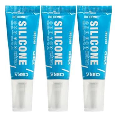 Imagem de Kit 3 Silicone Acético de Vedação Incolor 50g Cibra Flex