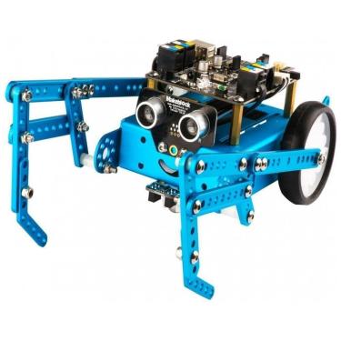 Imagem de Kit Makeblock Six-Legged Robot 3-em-1 para mBot – Robô com 3 Formas, Expansão Educacional para Programação e Robótica, Cor Azul
