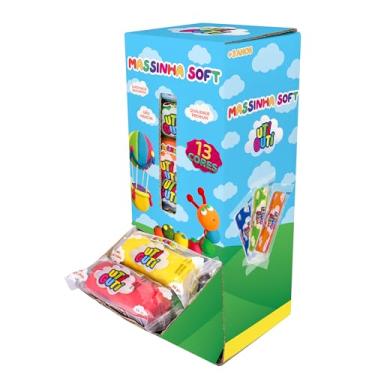 Imagem de UTIGUTI Massa Para Modelar Soft 50g 26 Cores Sortidas em Dispenser