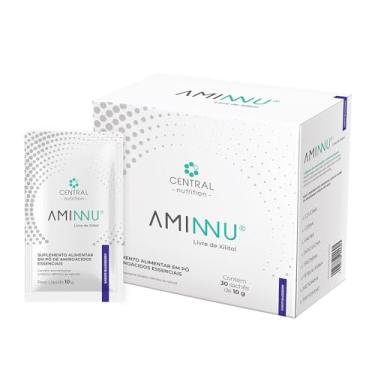 Imagem de Aminnu - Central Nutrition | Aminoácidos Essenciais - Sem Xilitol - Sabor Blueberry - 30 Sachês de 10g | Nutrição e Performance