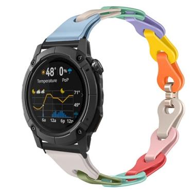 Imagem de Compatível com pulseiras COROS NOMAD de 20 mm, 22 mm, 24 mm, 24 mm, pulseiras de substituição ocas de silicone elásticas compatíveis com COROS PACE Pro / PACE 3 / APEX 2 Pro / APEX 46 mm/APEX 2 / PACE