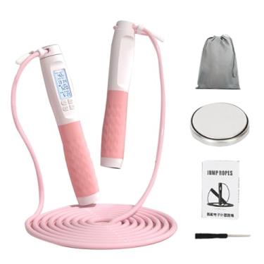 Imagem de Corda De Pular Inteligente,Alça De Velocidade Digital - Corda De Saltar Inteligente Com Peso E Comprimento Ajustável Para Mulheres,Para Homens, Mulheres, Jovens, Fitness E Academia Em Casa