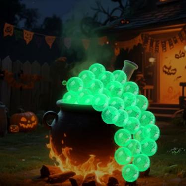 Imagem de Vertintong 12 bolas de praia iluminadas de 40,6 cm que brilham no escuro, infláveis flutuantes para piscina, jogos de festa de néon, decorações de jardim e piscina ao ar livre