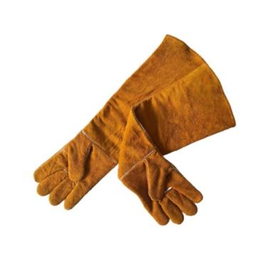 Imagem de Ioensy Luvas de manuseio de animais de 60 cm de comprimento, luvas de soldagem, de trabalho, para animais de estimação para gatos, cães, 60cm