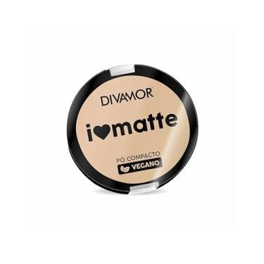 Imagem de Divamor, Pó Facial Compacto Micronizado e Aveludado Matte Divamor (Bege Médio)