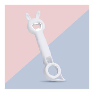 Imagem de Abridor de garrafas de cerveja 4 em 1 multifuncional portátil para frascos de geleia, latas de cerveja de vinho, garrafas de molho