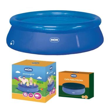 Imagem de Piscina Inflável 4600 Litros Redonda Splash Fun com Capa Mor