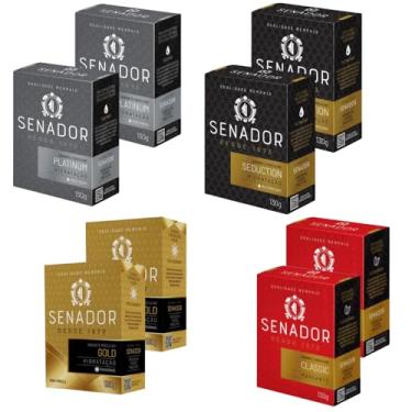 Imagem de Kit 8 Sabonete Senador Mix 130g
