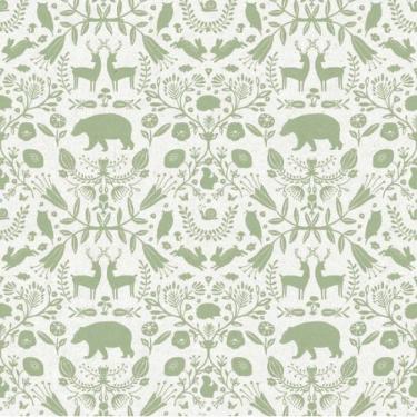 Imagem de Papel de Parede MiniMe Infantil Verde 17142