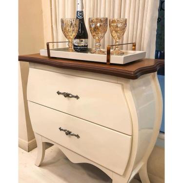 Imagem de Cômoda para quarto de casal tampo laminado Bombê Montanhês