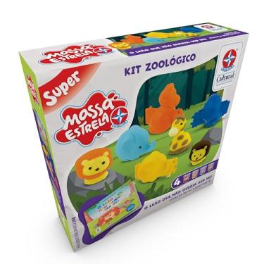 Imagem de Brinquedos Estrela, Livro O Leão Que Não Queria Ser Rei com Massa Estrela, Multicolor