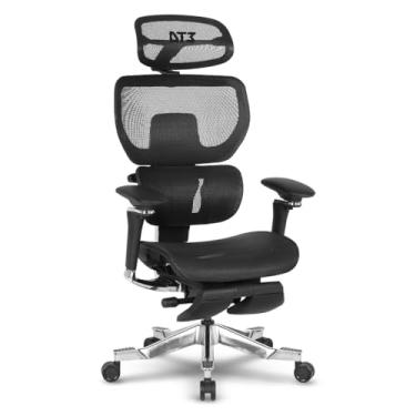 Imagem de Cadeira de Escritório DT3 ErgoOne em Mesh DT3 Vintex-I™ Contém 19 pontos de ajuste com Modo 90º; Apoio de pé; Apoio de braço 6D; Encosto SpineSync Full™, Apoio lombar Airbag System™. (Black)