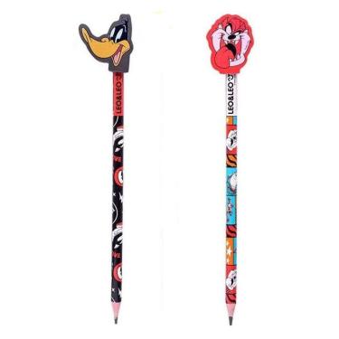 Imagem de Lápis de Escrever Looney Tunes 2 Unidades - Leo&amp;Leo