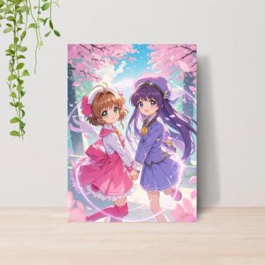 Imagem de Quadro Sakura CardCaptor Anime A4  Placa MDF 10 - Lomi Art