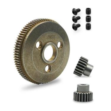 Imagem de Conjunto de engrenagens Spur 86T com pinhões 19T 21T para 1/10 Traxxas