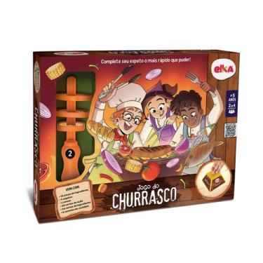 Imagem de Jogo do Churrasco +5 anos - Espetos, Cartas e Diversão em Família Elka