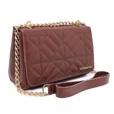 Imagem de Bolsa Lara Transversal De Lado Tiracolo - LLAQUILLA, Marrom