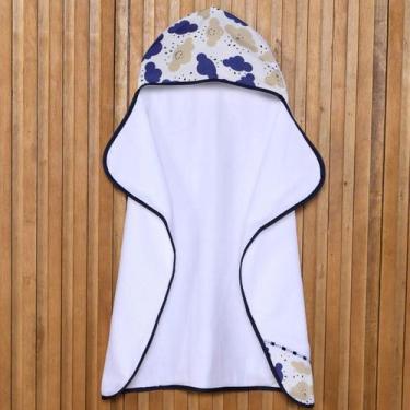 Imagem de Toalha de Banho Bebê Dupla Camada 100% Algodão - Mãe e Filho Enxovais 