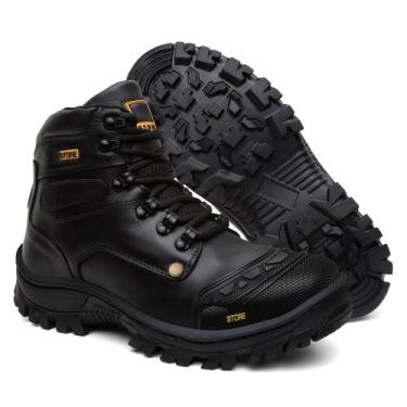 Imagem de Bota Adventure Masculina Resistente a Agua Couro Legítimo Biqueira em 