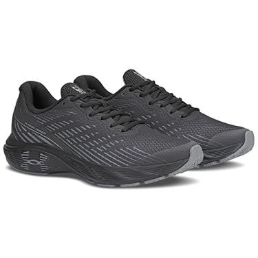 Imagem de Under Armour Charged Levity Tênis de Corrida, Masculino e Feminino, Preto/Cinza, 40
