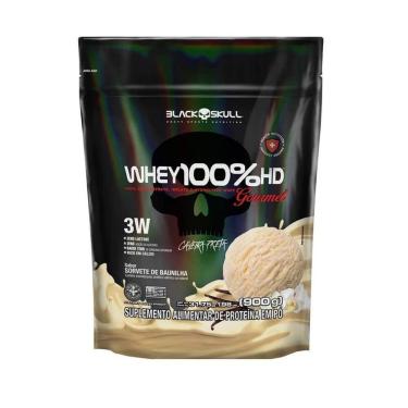 Imagem de Whey 100% Hd Gourmet Refil (900g) - Sabor: Sorvete De Baunilha