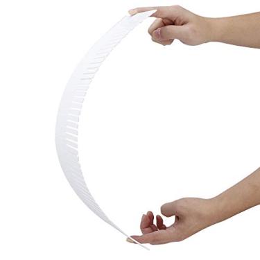 Imagem de ZJchao Organizador de Gaveta DIY Divisores de Gaveta Ajustáveis ​​Placas Divisórias de Gaveta de Plástico para Organização de Armazenamento de Cozinha de Escritório Doméstico 5 (50 * 11cm【Pacote de 5