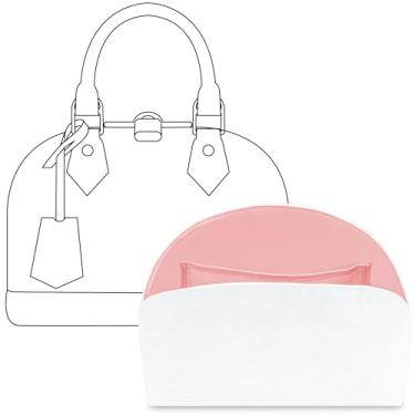 Imagem de FANJI Project Bolsa organizadora para bolsa LV Alma BB, ajuste personalizado dentro premium rosa Sakura leve resistente à água acessórios de inserção