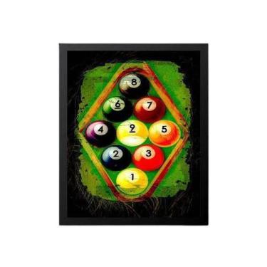 Imagem de Quadro Decorativo Bolas De Sinuca - Quadros On-Line