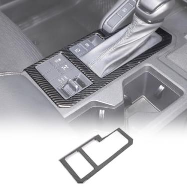 Imagem de LLKUANG Moldura de painel de mudança de marchas para carro compatível com Toyota Land Cruiser 250 Prado J250 LC250 2024 2025 2026 ABS console central painel de mudança de marchas acessórios interiores