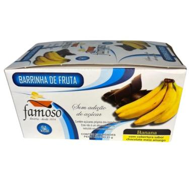 Imagem de Bananinha Diet Famoso Banana com Chocolate Meio Amargo Sem Adição de Açúcar – Display 25 Unidades 21g