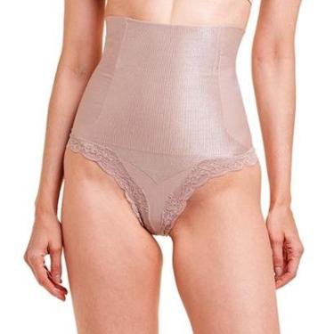 Imagem de Calca Alta Fio Modeladora High Gloss Plie 60020-Feminino