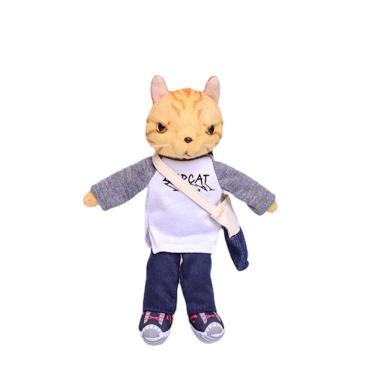 Imagem de Boneca de pelúcia Zapcats em pé de 18 cm